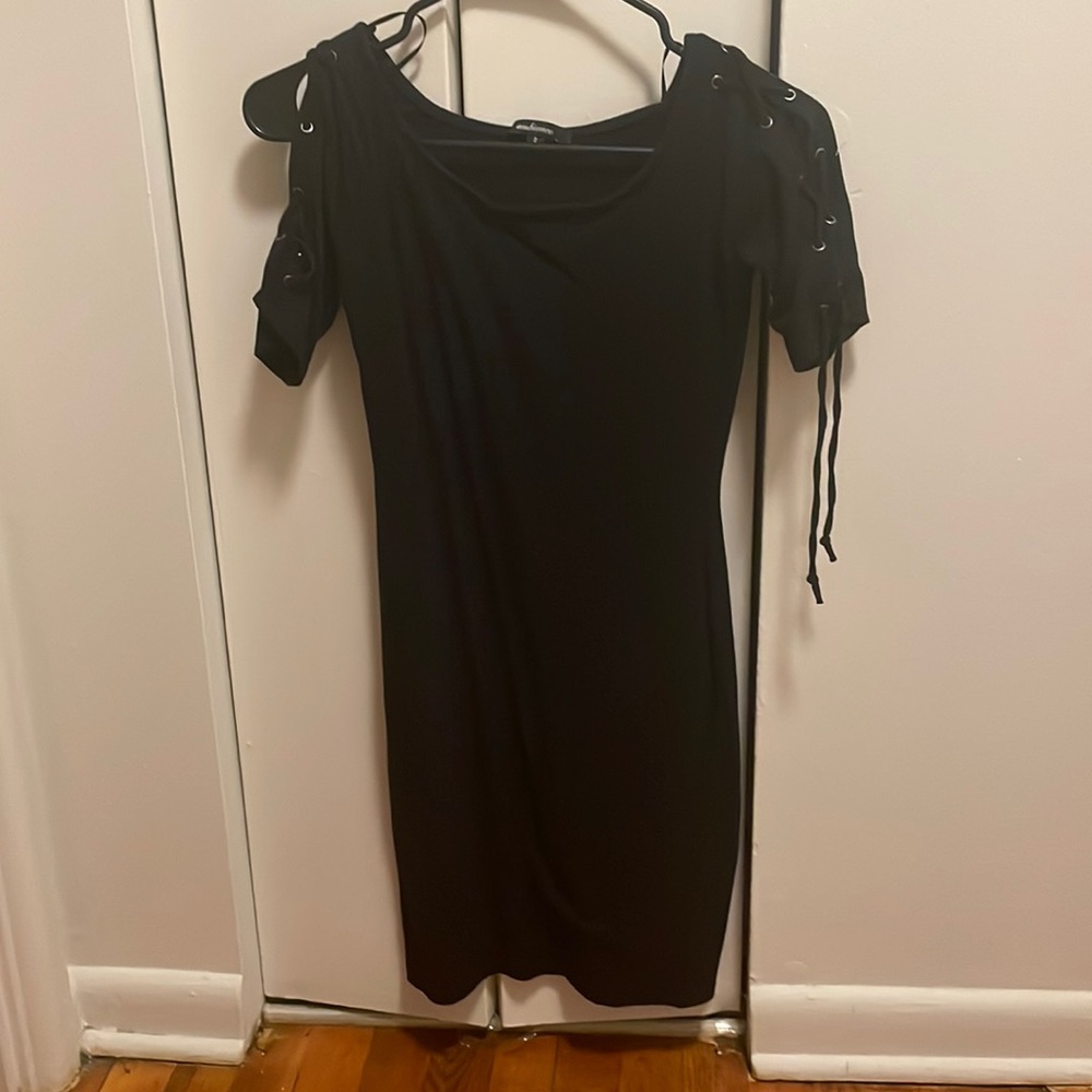 Black stretchy dress